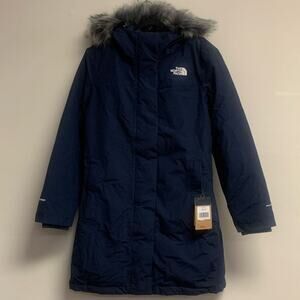 The North Face Womens LARGE Arctic Parka, Summit Navy